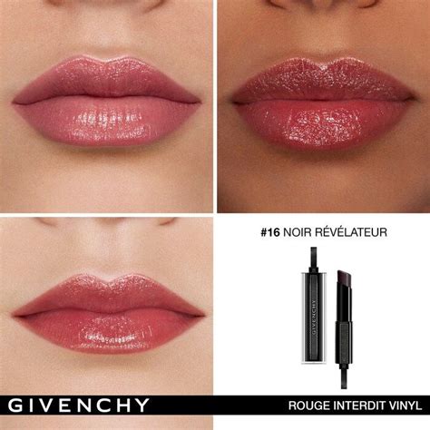 givenchy color changing lip balm|Givenchy interdit black.